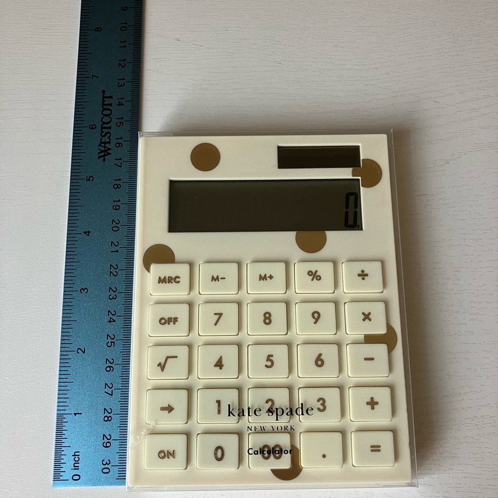 Kate Spade Gold Dot Calculator (NWT) - Picture 5 of 10